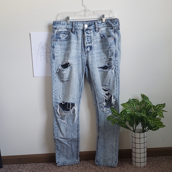 American Eagle Outfitters Denim - Tomgirl Acidwash Jeans